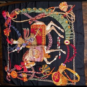 Hermès silk scarf